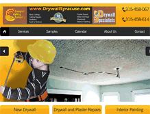 Tablet Screenshot of drywallsyracuse.com